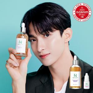 앰플엔 펩타이드샷 2X 모공탄력앰플 대용량 100ml +(증정) 세라마이드샷 앰플 10ml